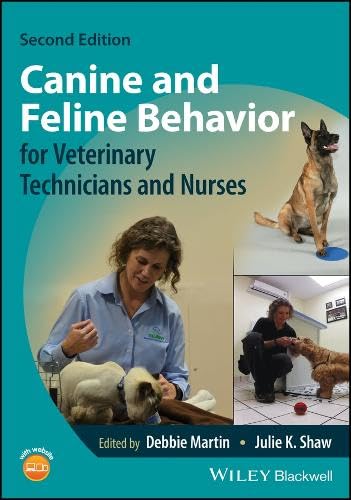 Cubierta de «Canine and Feline Behavior for Veterinary Technicians and Nurses»